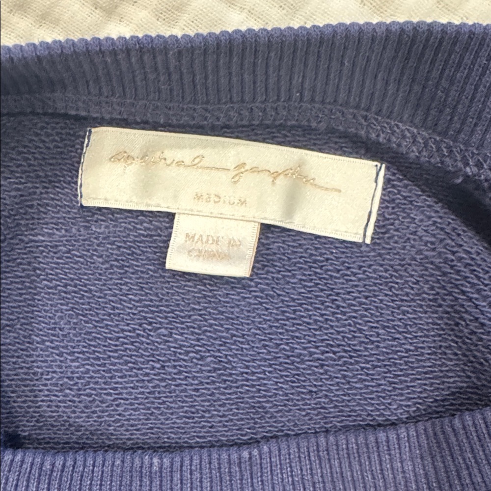 Navy Blue Gratitude Sweatshirt from the brand Sensitive Gansta size medium - Picture 4 of 5